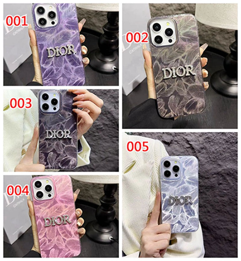 Dior-inspired scenic print case for iPhone 15 Pro Max with lettering