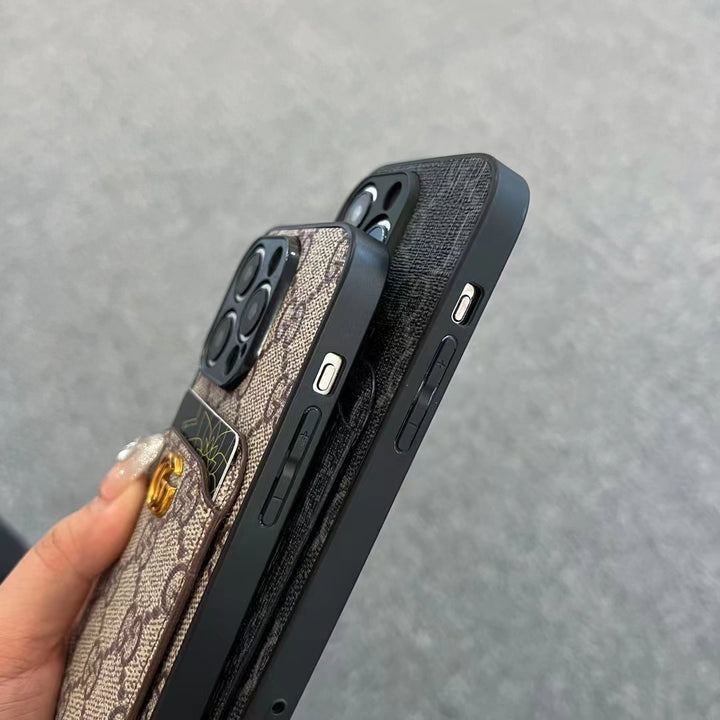 Fashionable phone case with convenient card slot