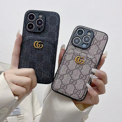 Fashionable phone case with convenient card slot