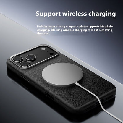 Leather MagSafe case for iPhone