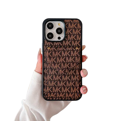 Michael Kors-inspired all-over letter pattern iPhone case