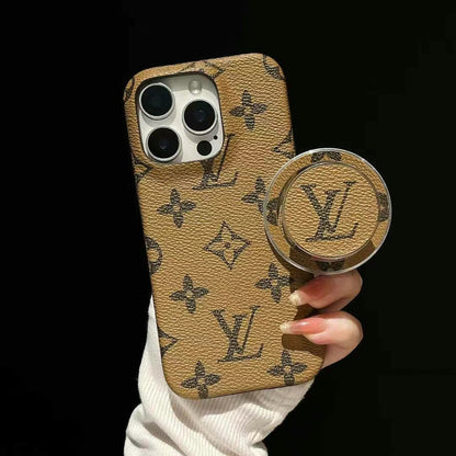 Monogram magnetic ring phone case
