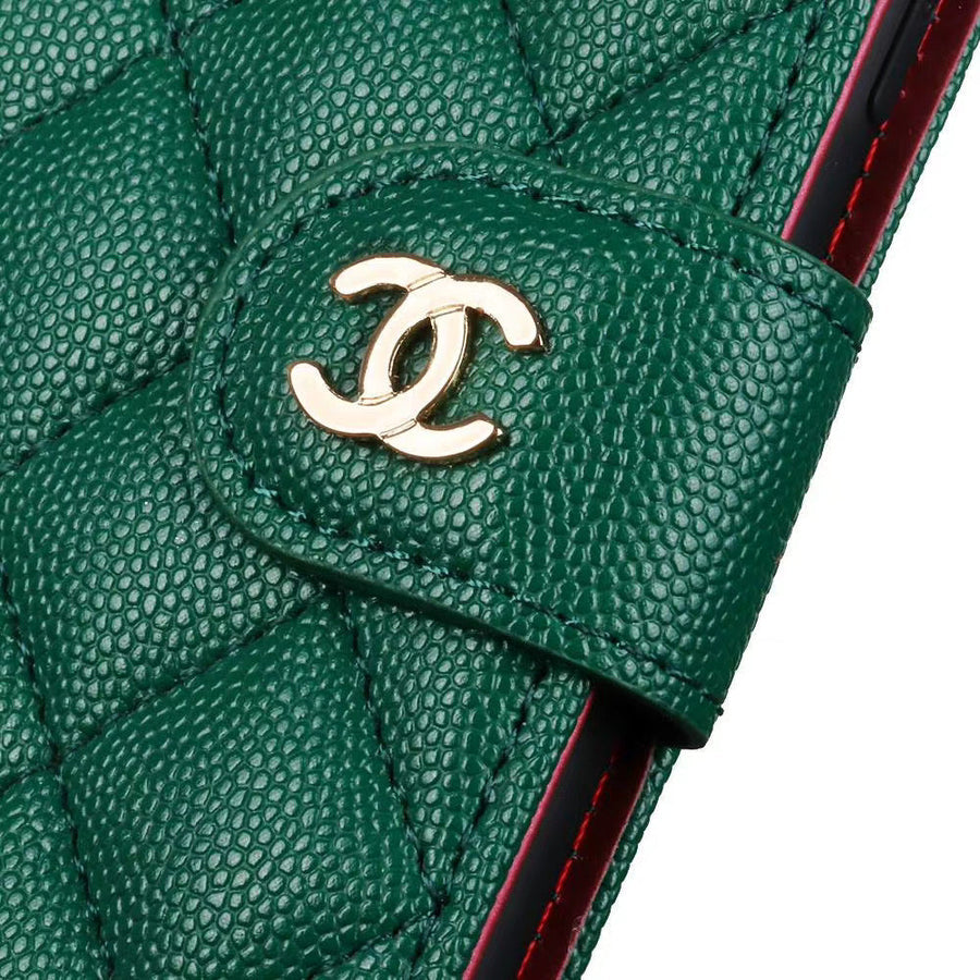 Louis Vuitton-inspired phone bag case for iPhone with card holder