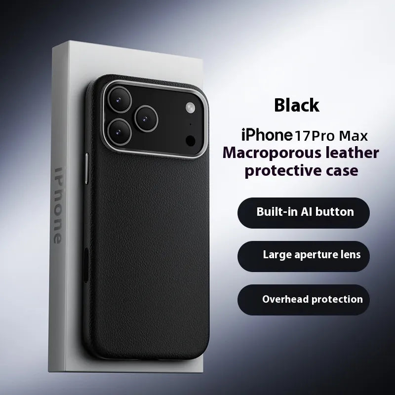 Leather MagSafe case for iPhone