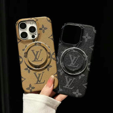 Monogram magnetic ring phone case