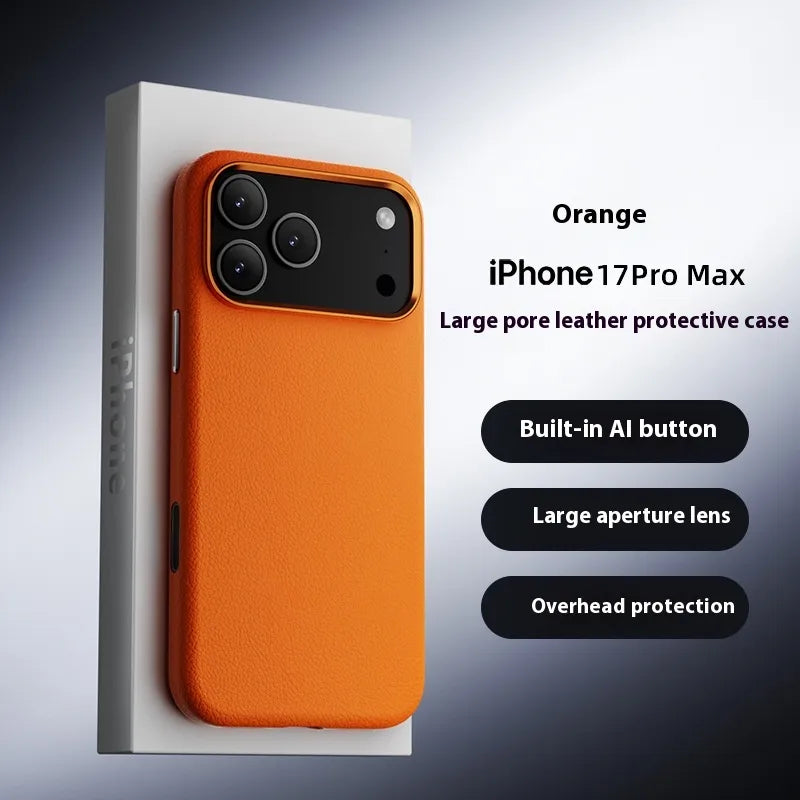 Leather MagSafe case for iPhone