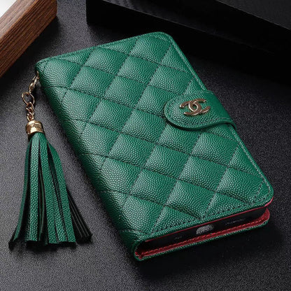 Louis Vuitton-inspired phone bag case for iPhone with card holder