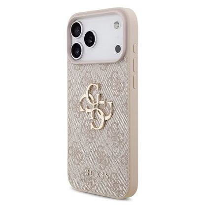 Guess-inspired monogram iPhone case with metal detail