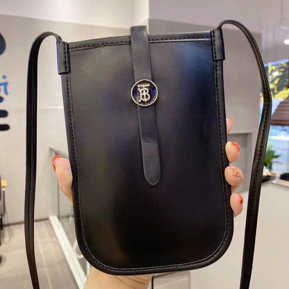 Mini crossbody purse with card holder, black