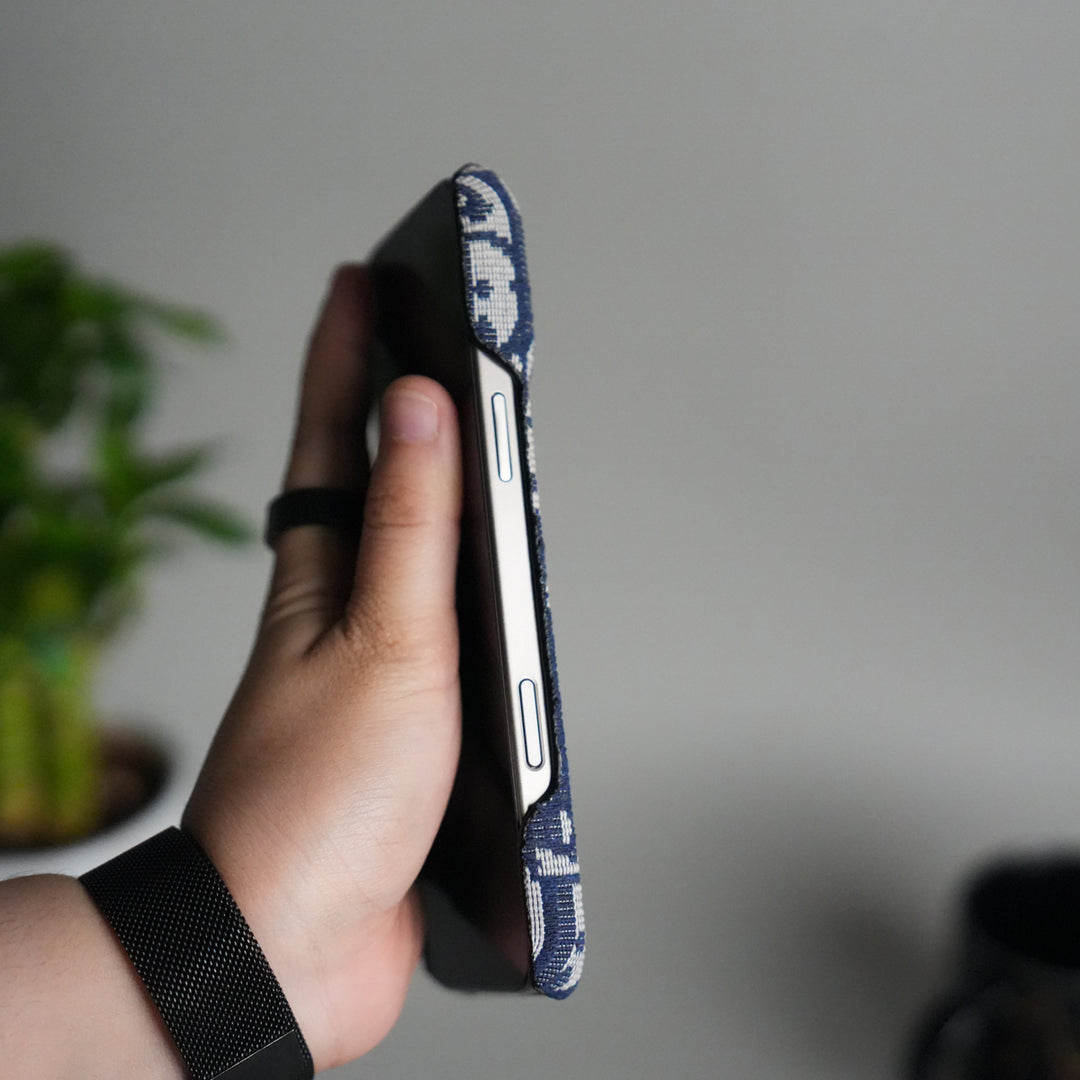 Dior-inspired patterned iPhone case