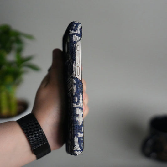 Dior-inspired patterned iPhone case