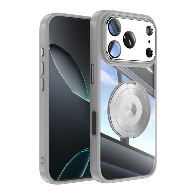 Acrylic and TPU MagSafe iPhone case with 360-degree holder