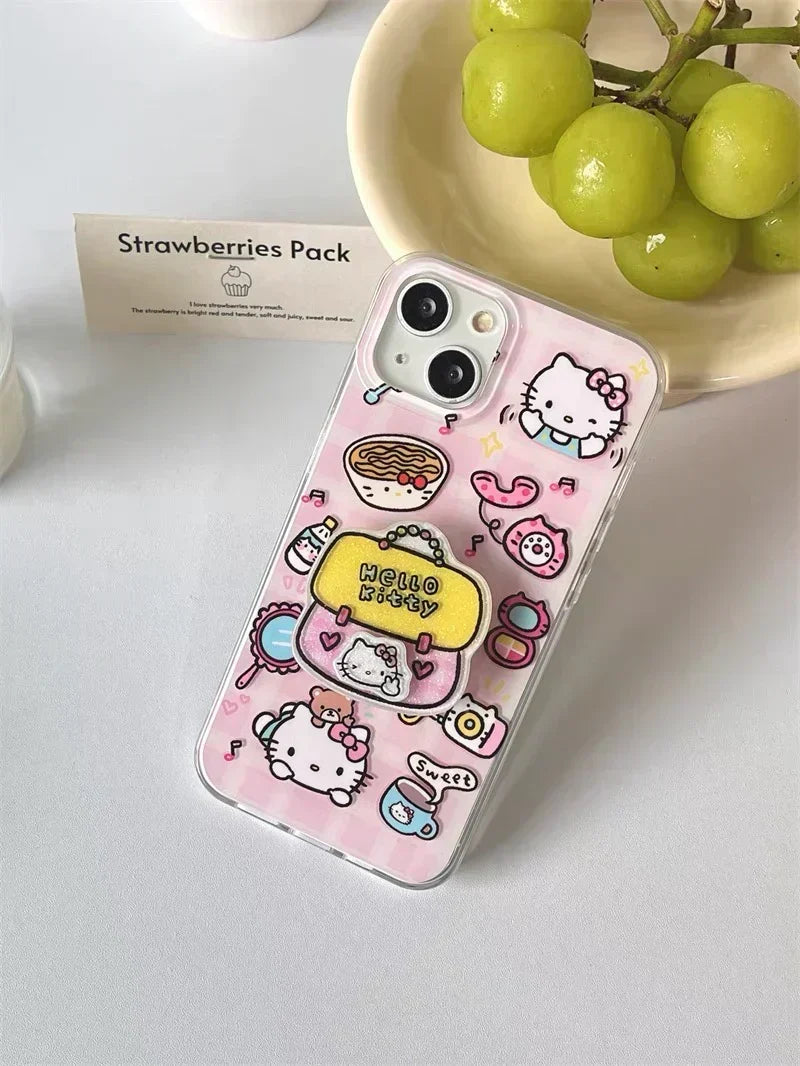 Hello Kitty-inspired character collage case for iPhone 12