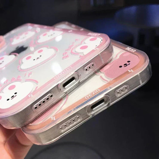 Hello Kitty-inspired pastel character case for iPhone 14 Plus