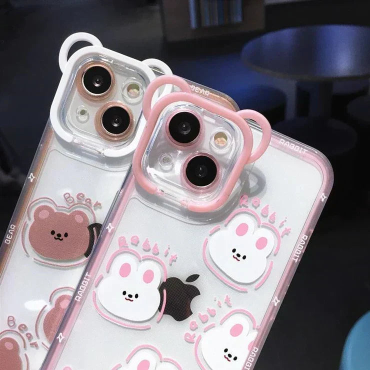 Hello Kitty-inspired pastel character case for iPhone 14 Plus