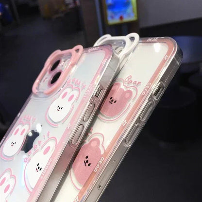 Hello Kitty-inspired pastel character case for iPhone 14 Plus