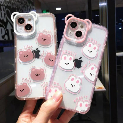 Hello Kitty-inspired pastel character case for iPhone 14 Plus