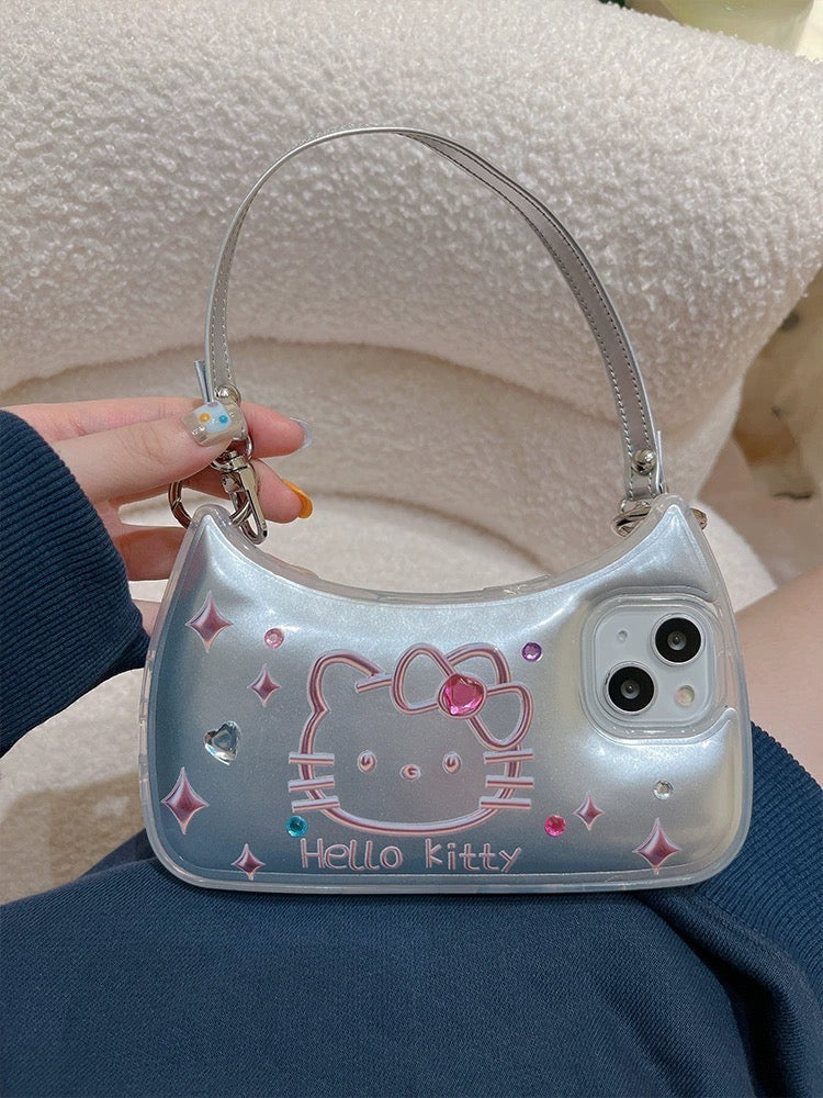 Hello Kitty-inspired mini handbag shape case for iPhone XR