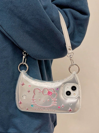 Hello Kitty-inspired mini handbag shape case for iPhone XR