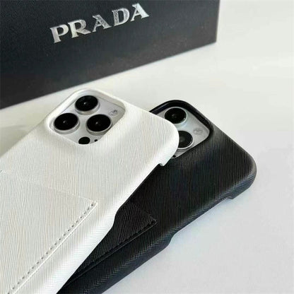 Prada-inspired iPhone case with card holder