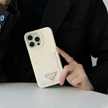 Prada-inspired iPhone case with card holder