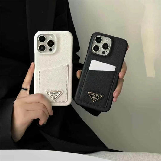 Prada-inspired iPhone case with card holder