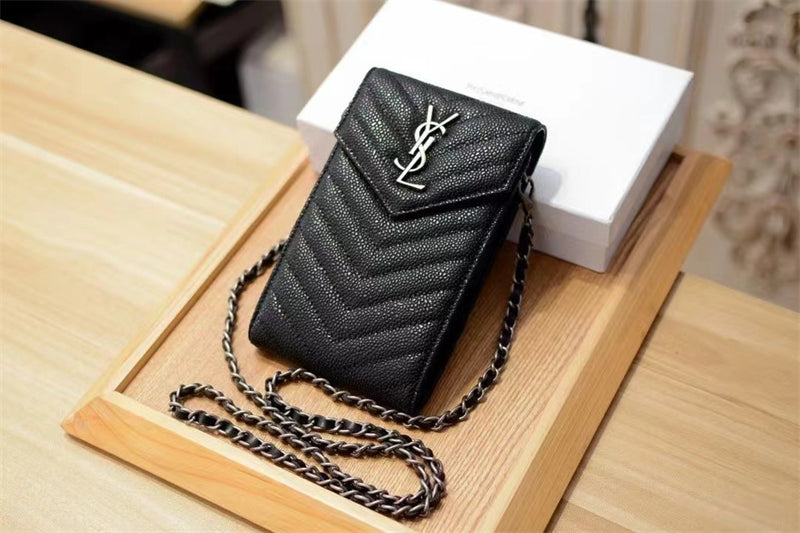 Elegant genuine leather crossbody bag