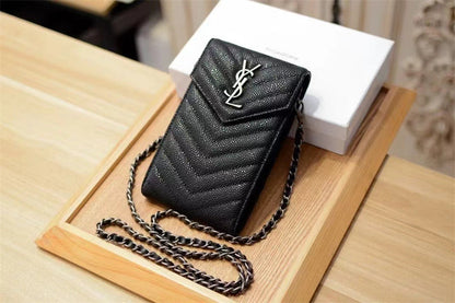 Elegant genuine leather crossbody bag