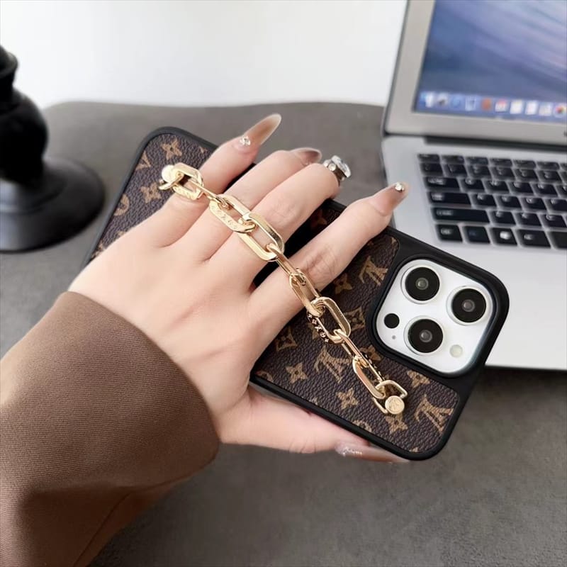 Louis Vuitton-inspired monogram protective case for iPhone