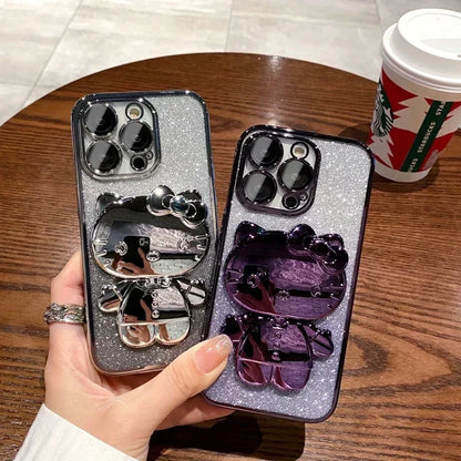 Hello Kitty-inspired metallic character case for iPhone 14 Pro Max