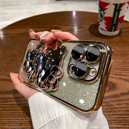 Hello Kitty-inspired metallic character case for iPhone 14 Pro Max