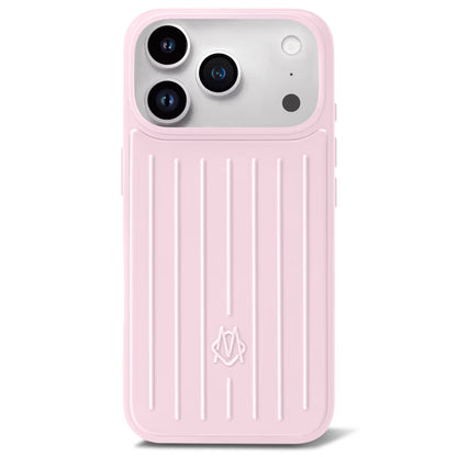 Rimowa-inspired metallic hard shell case for iPhone