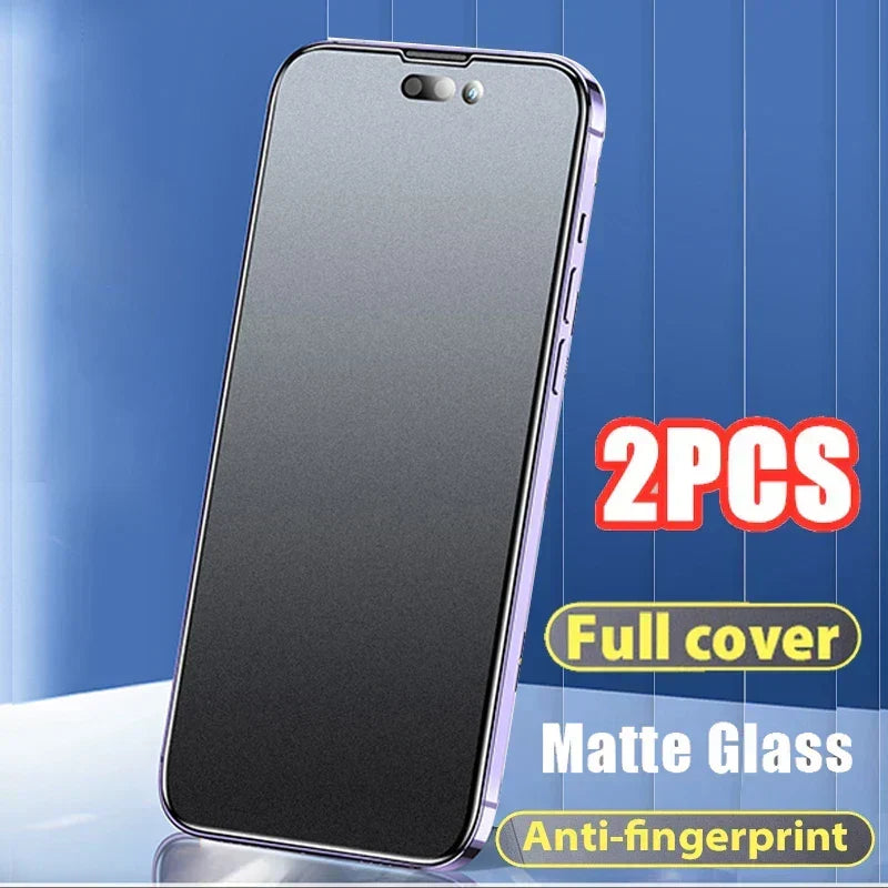 Matte 9H tempered glass screen protector - 2 pack