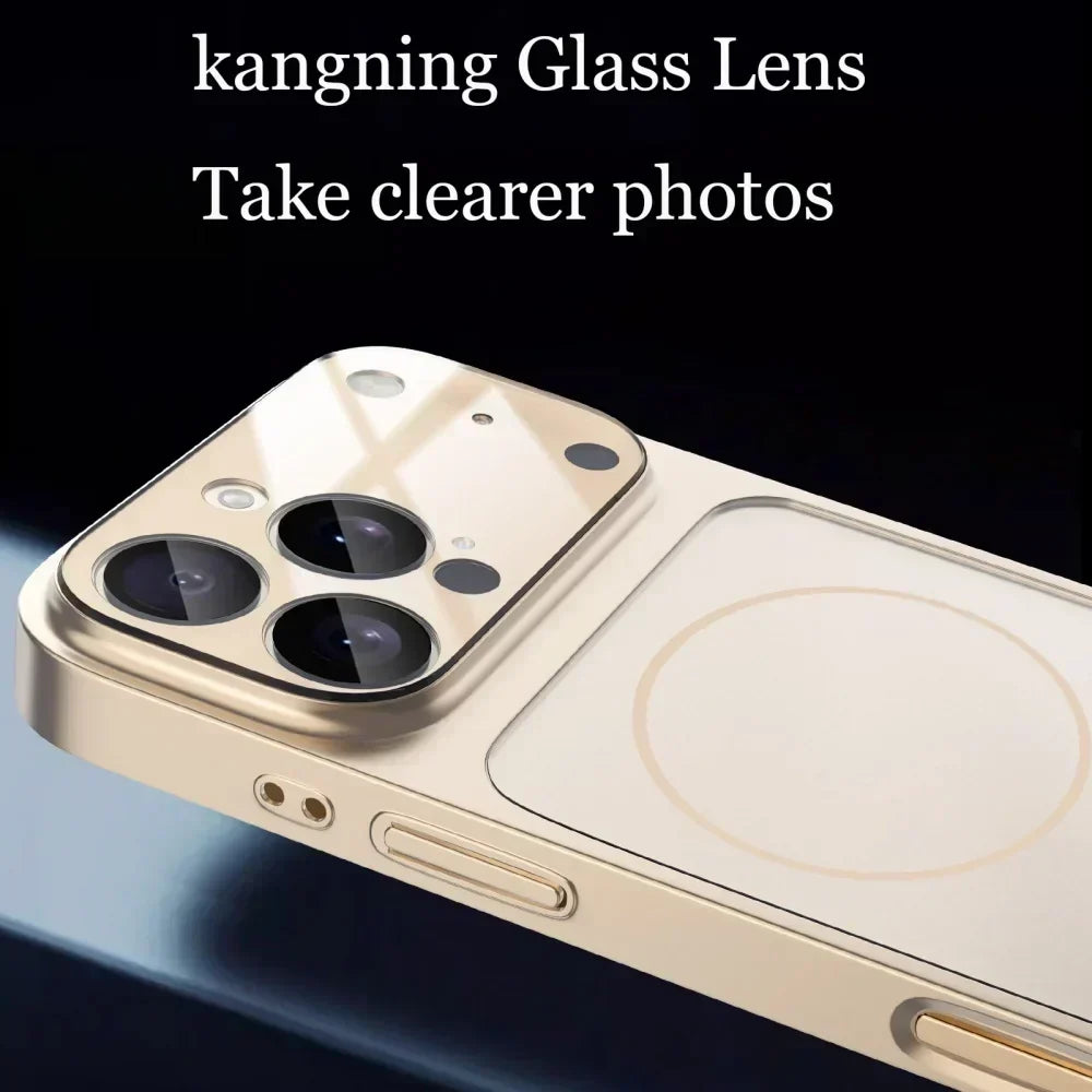 Magnetic iPhone case with camera cover