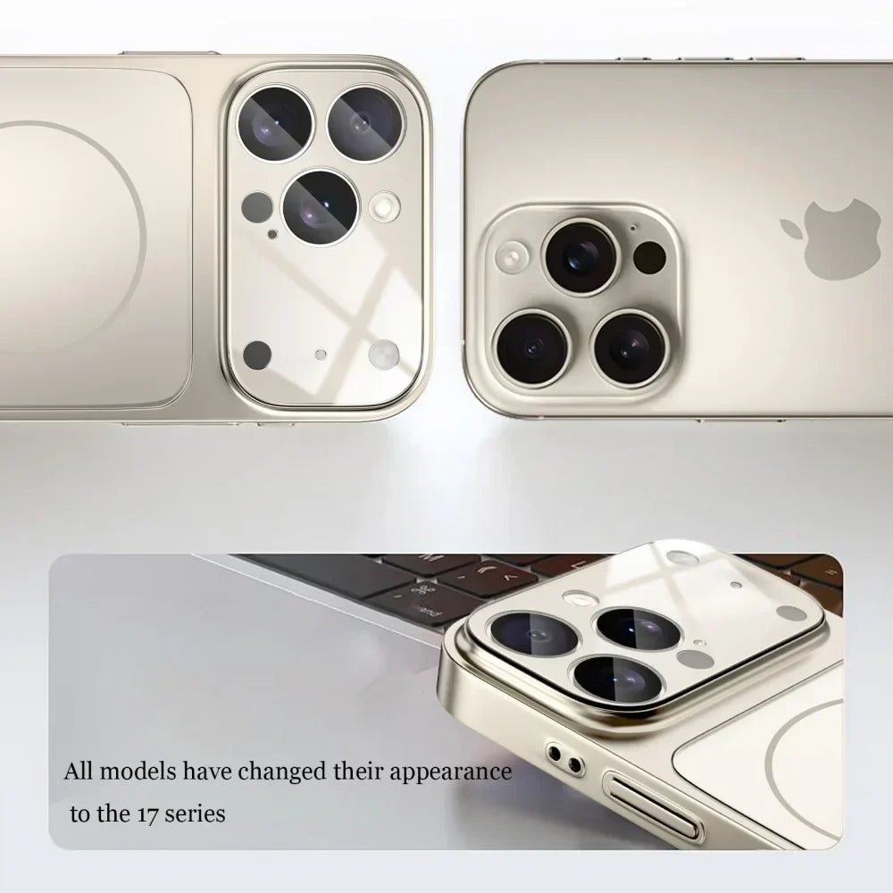 Magnetic iPhone case with camera cover