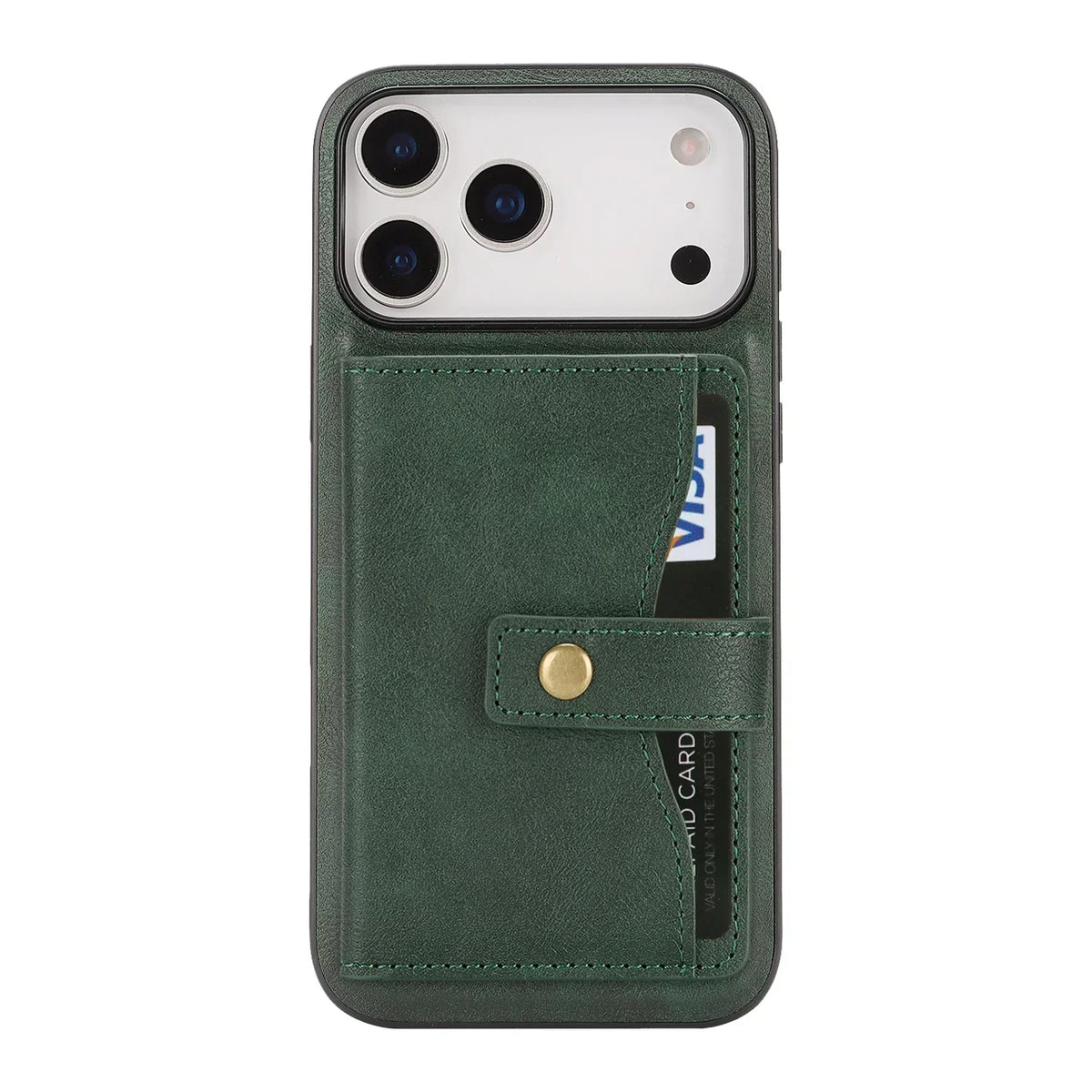 Leather phone case wallet cash card holder for iPhone 17 / 16 / 15 / 14