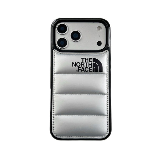 The North Face-inspired white puffer iPhone case