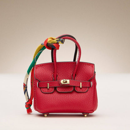 Hermes-inspired leather bag for AirPods case