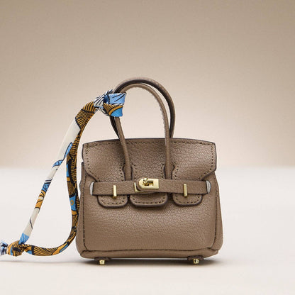 Hermes-inspired leather bag for AirPods case