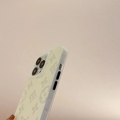 Louis Vuitton-inspired pastel monogram case for iPhone 14 Pro