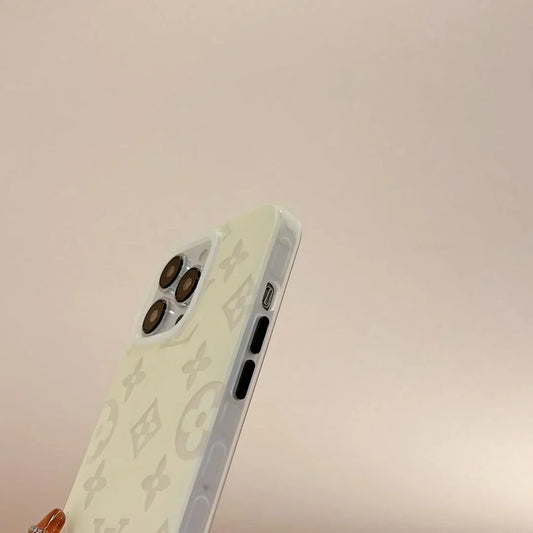 Louis Vuitton-inspired pastel monogram case for iPhone 14 Pro