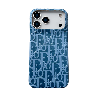 Dior-inspired bright all-over pattern case for iPhone 17 Pro Max