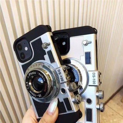 Emily in Paris-inspired camera design phone case with strap