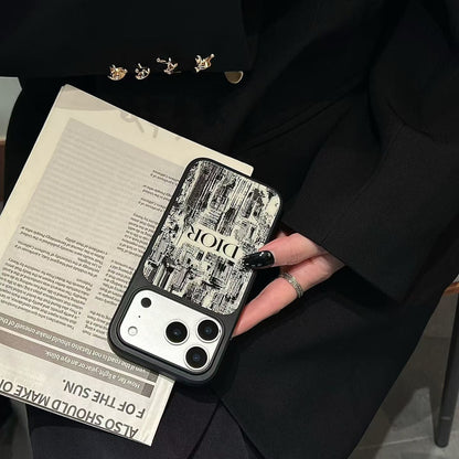 Dior-inspired phone case for iPhone 17 / 16 / 15 / 14 / 13